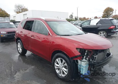 2016 Nissan Rogue Sv from USA, damaged, VIN KNMAT2MT0GP662402